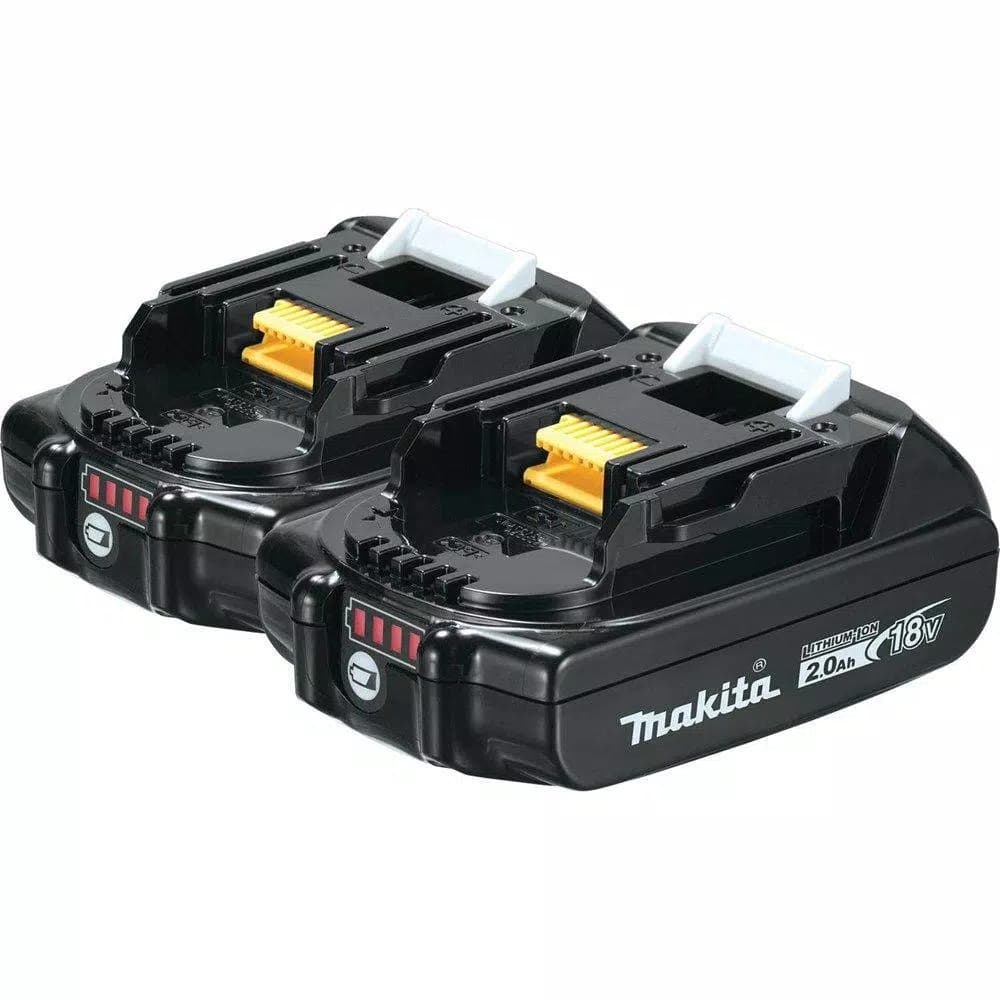 Makita 18V LXT Lithium-Ion 2.0Ah Compact Battery Pack with Fuel Gauge (2-Pack)