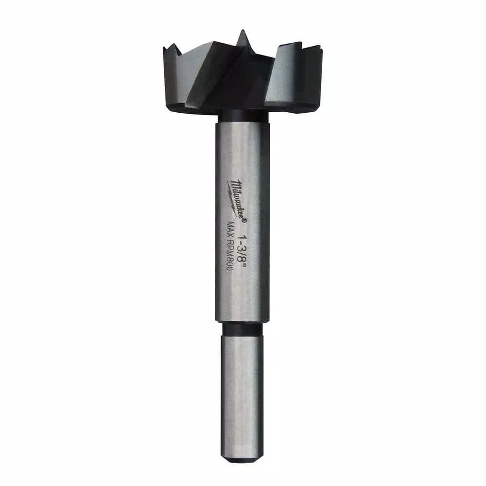 Milwaukee 48-14-1376 35 mm Forstner Bit, High Speed Steel, 1-3/8 in Diameter