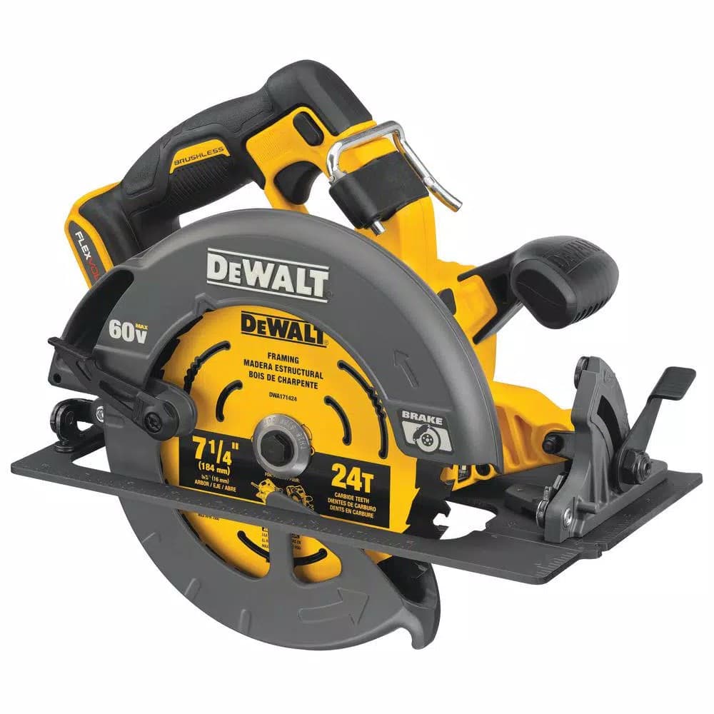 DEWALT FLEXVOLT 60V MAX Brushless 7-1/4 in. Circular Saw with Electric Brake (Tool Only)