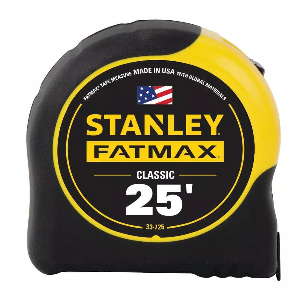 STANLEY FATMAX 25 ft. Tape Measure with 14 ft. Standout and BladeArmor