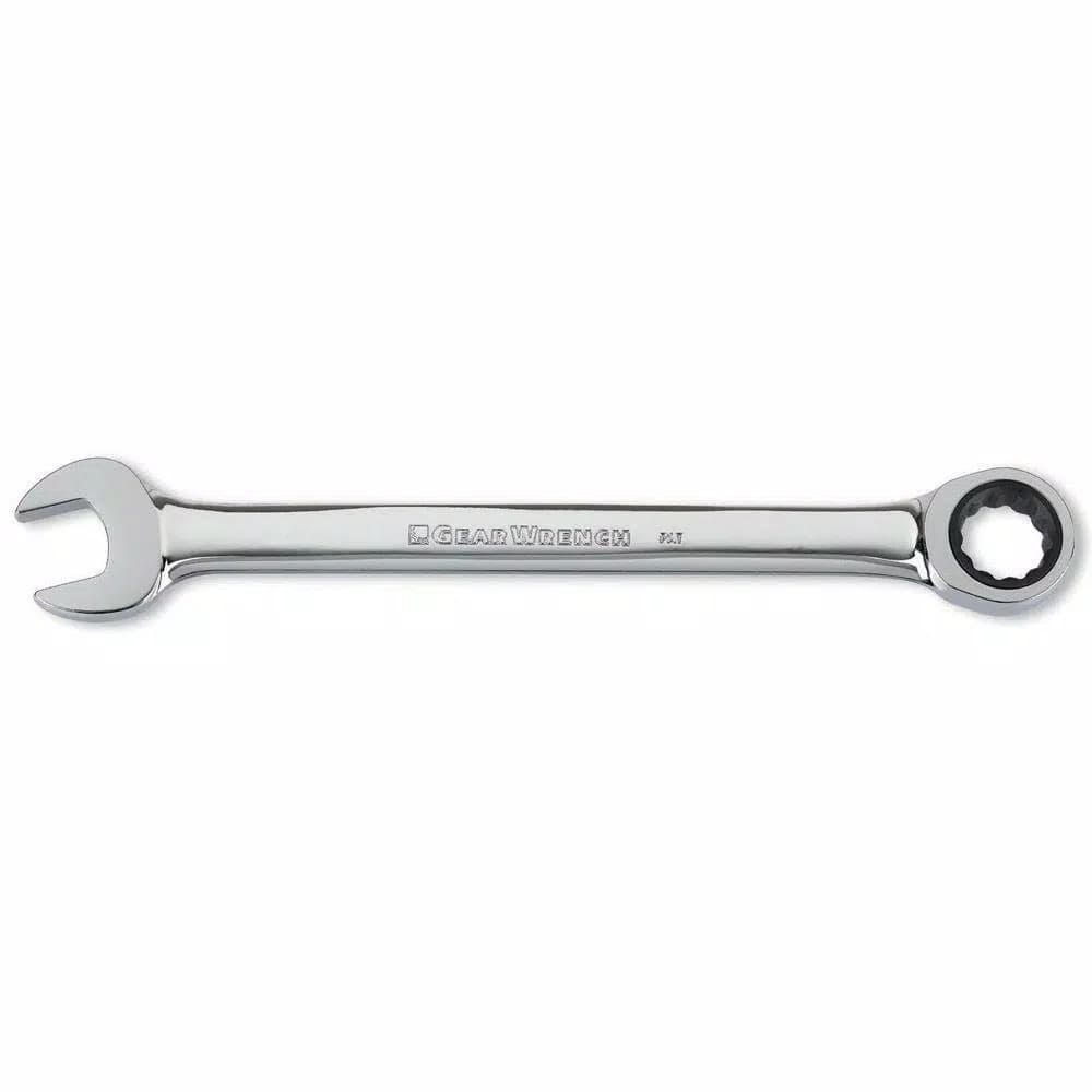 GearWrench 16mm Combination Ratcheting Wrench, 12-Point, Chrome Finish