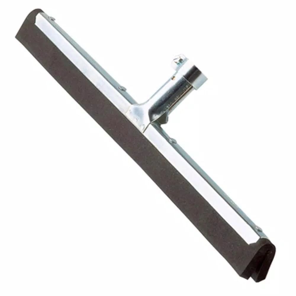 Ettore Wipe'n 18 in. Dry Floor Squeegee with Closed Cell Moss Foam Rubber Blade