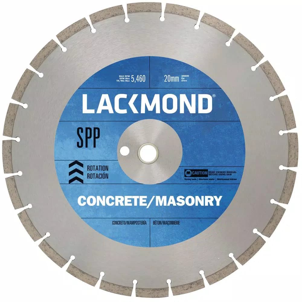 Lackmond SPP Series 12 in. Segmented Diamond Blade for Cured Concrete and Masonry