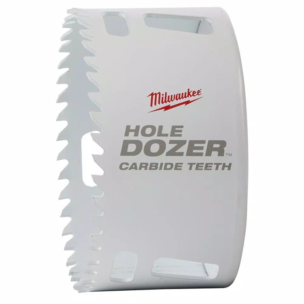 Milwaukee 3-1/2 in. Hole Dozer Carbide Hole Saw for Metal and Multi-Material