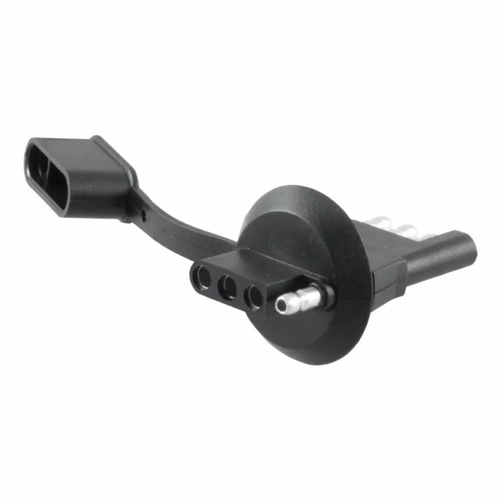 CURT 4-Way Flat License Plate Light Plug Adapter