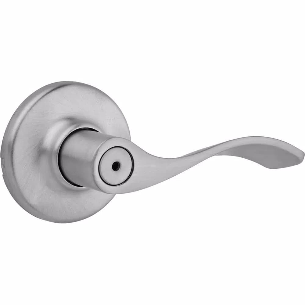 Kwikset Balboa Privacy Lever, Satin Chrome, Wave Style Interior Door Handle