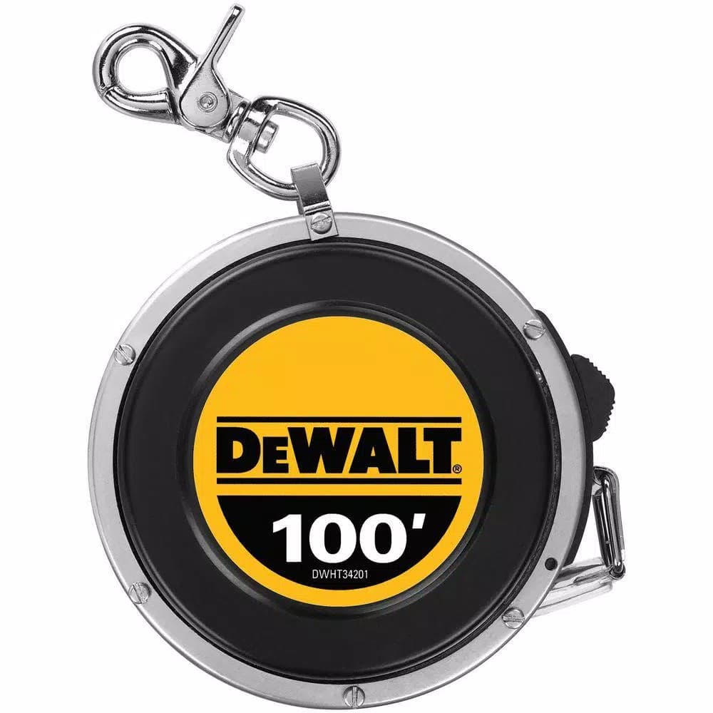 DEWALT 100 ft. Steel Auto-Rewind Long Tape Measure