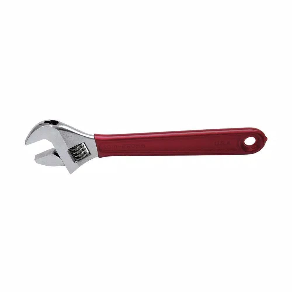 Klein Tools 10 in. Extra Capacity Adjustable Wrench with High-Polish Chrome Finish