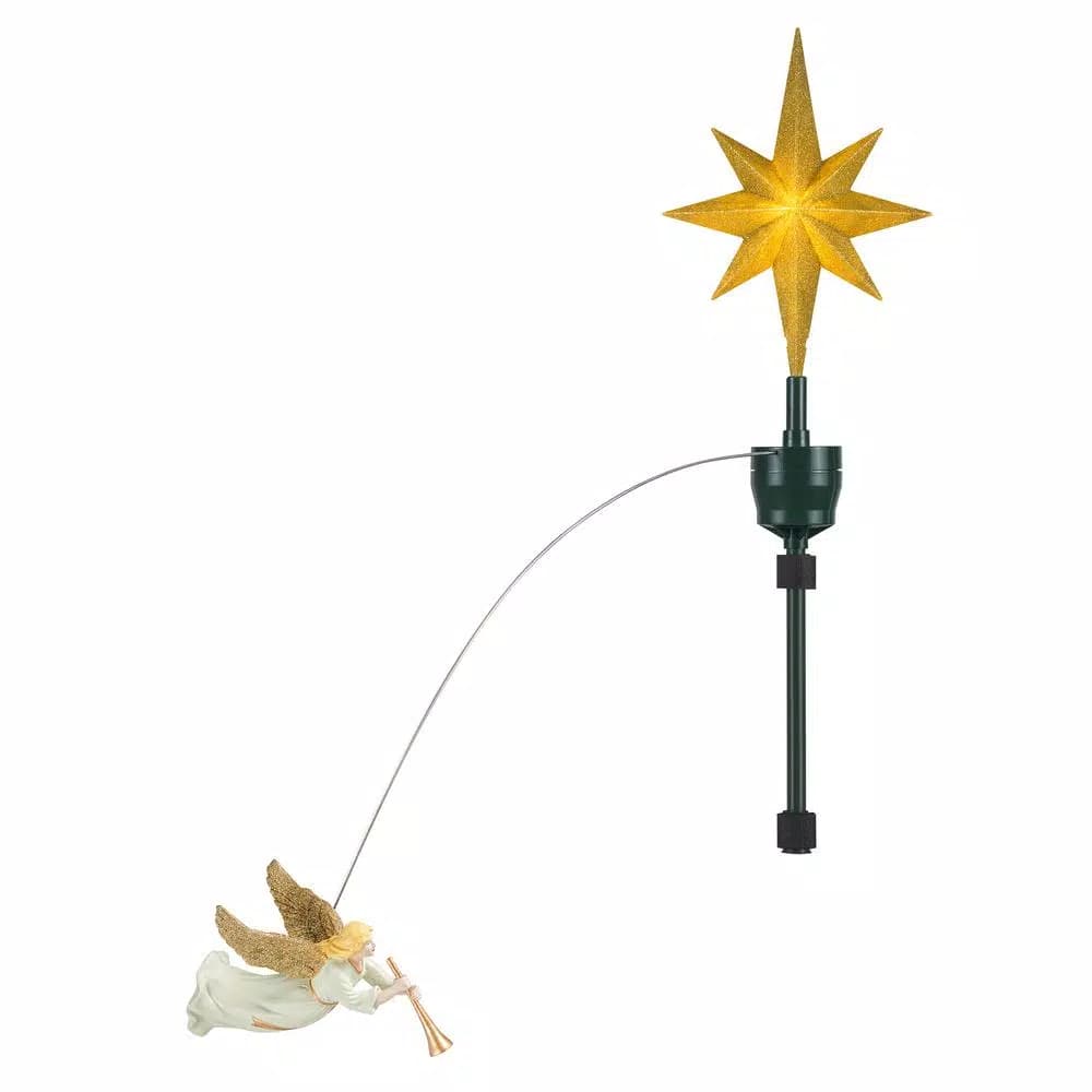 Mr. Christmas Animated Angel Tree Topper with LED Star