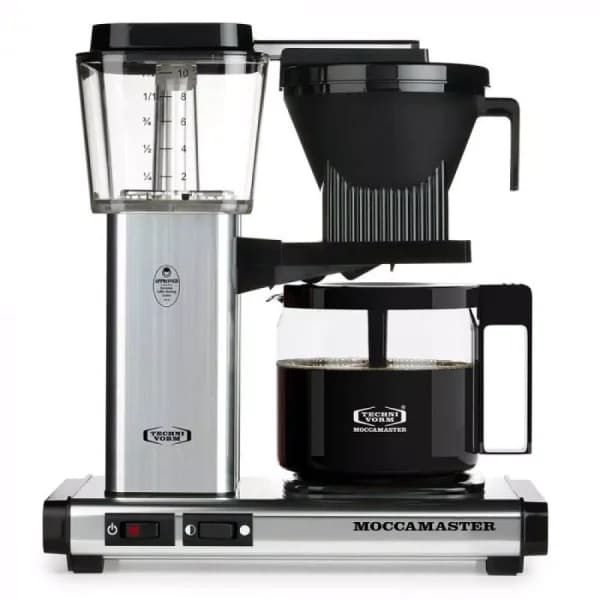Moccamaster KBG 10-Cup Polished Silver Drip Coffee Maker