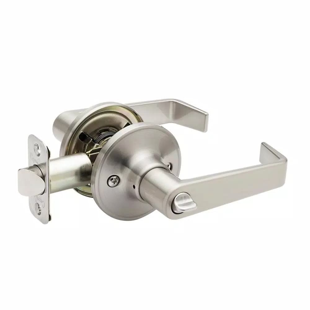 Copper Creek Avery Satin Stainless Steel Privacy Bed/Bath Door Lever