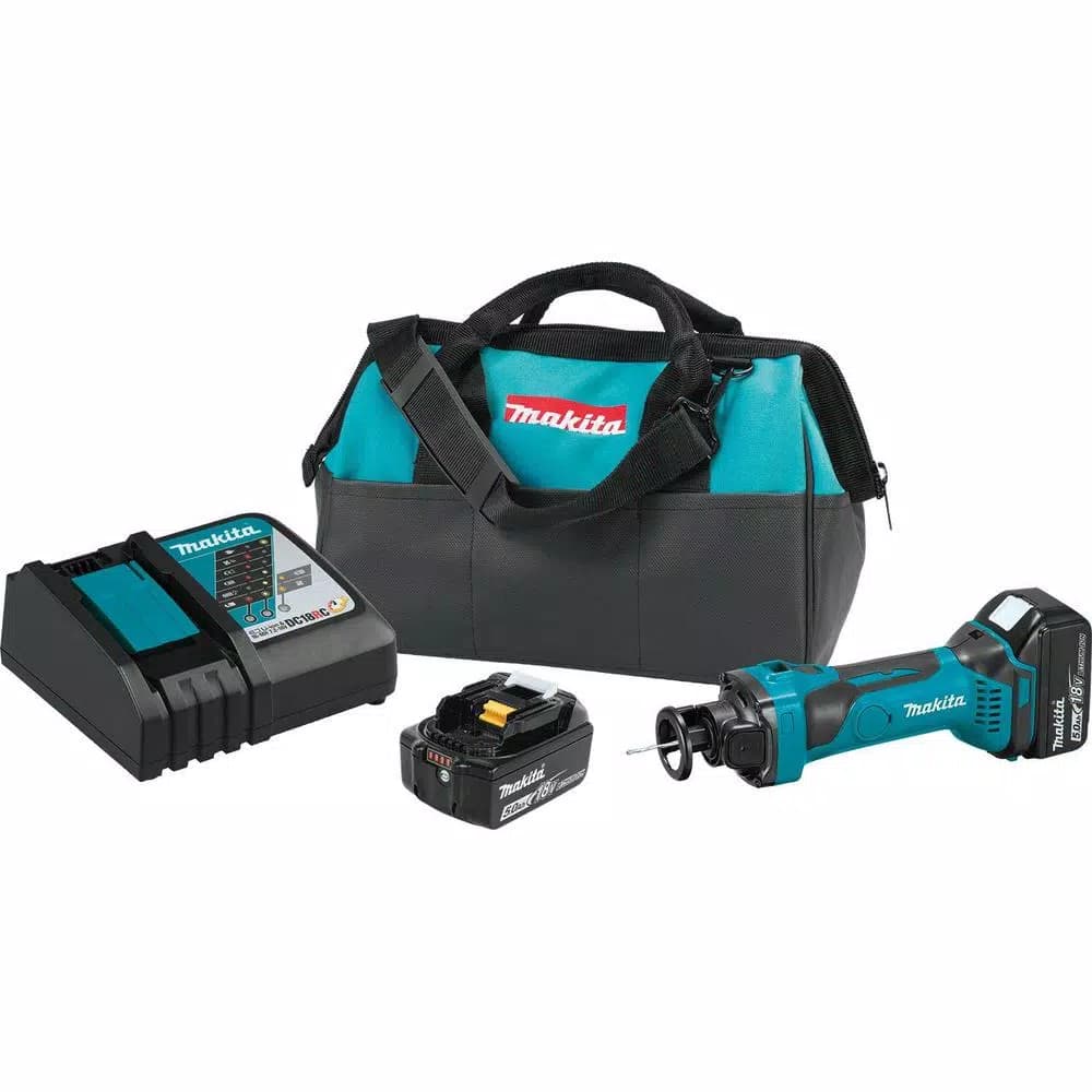 Makita 18V LXT Cordless Cut-Out Tool Kit with 5.0 Ah Battery and Charger