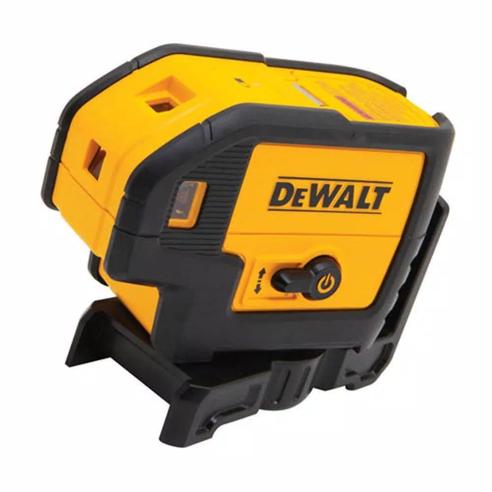 DEWALT DW085K 5-Beam Self-Leveling Red Laser Level, 100 ft. Range with Case