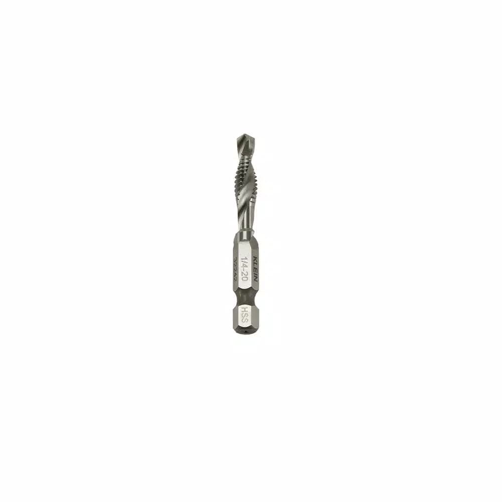 Klein Tools 1/4 in. High Speed Steel 1/4-20 Drill Tap Bit with 1/4 in. Hex Shank