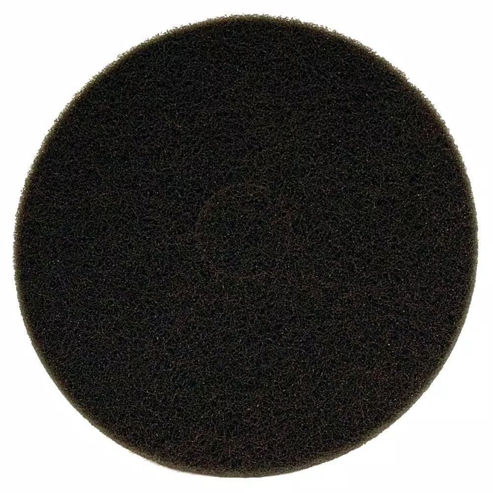 Diablo 17 in. Non-Woven Black Buffer Pad, 5-Pack