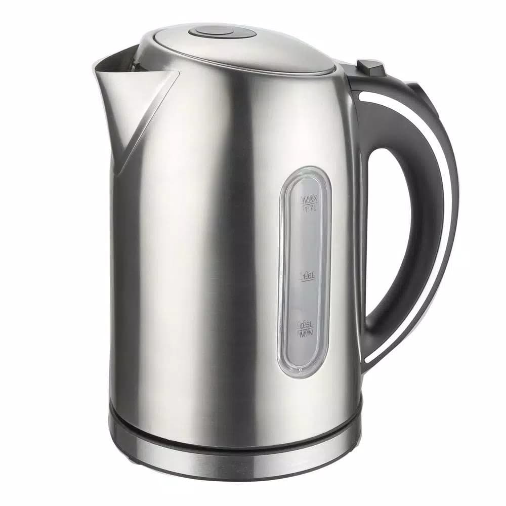 MegaChef Mega Chef 1.7 L Stainless Steel Electric Tea Kettle, 1000W