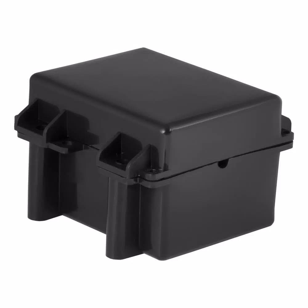 CURT Watertight Breakaway Battery Case - 5" x 3-3/8" x 3-3/4" Replacement Battery Box