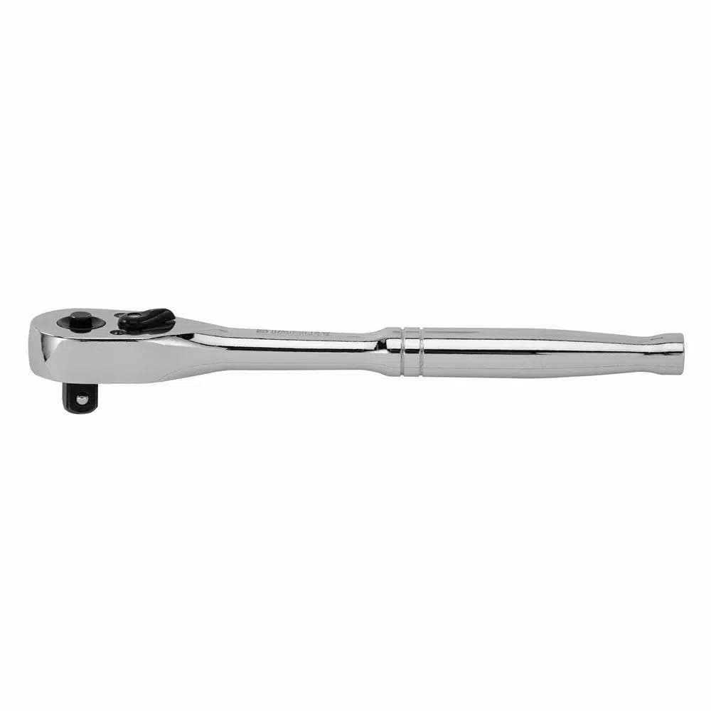 Stanley 3/8 in. Drive Pear Head Quick Release Ratchet, 72-Tooth Chrome Vanadium Steel