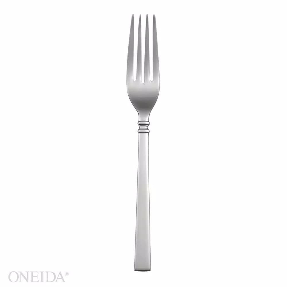 Oneida Shaker 18/0 Stainless Steel Dessert and Salad Forks, Set of 12