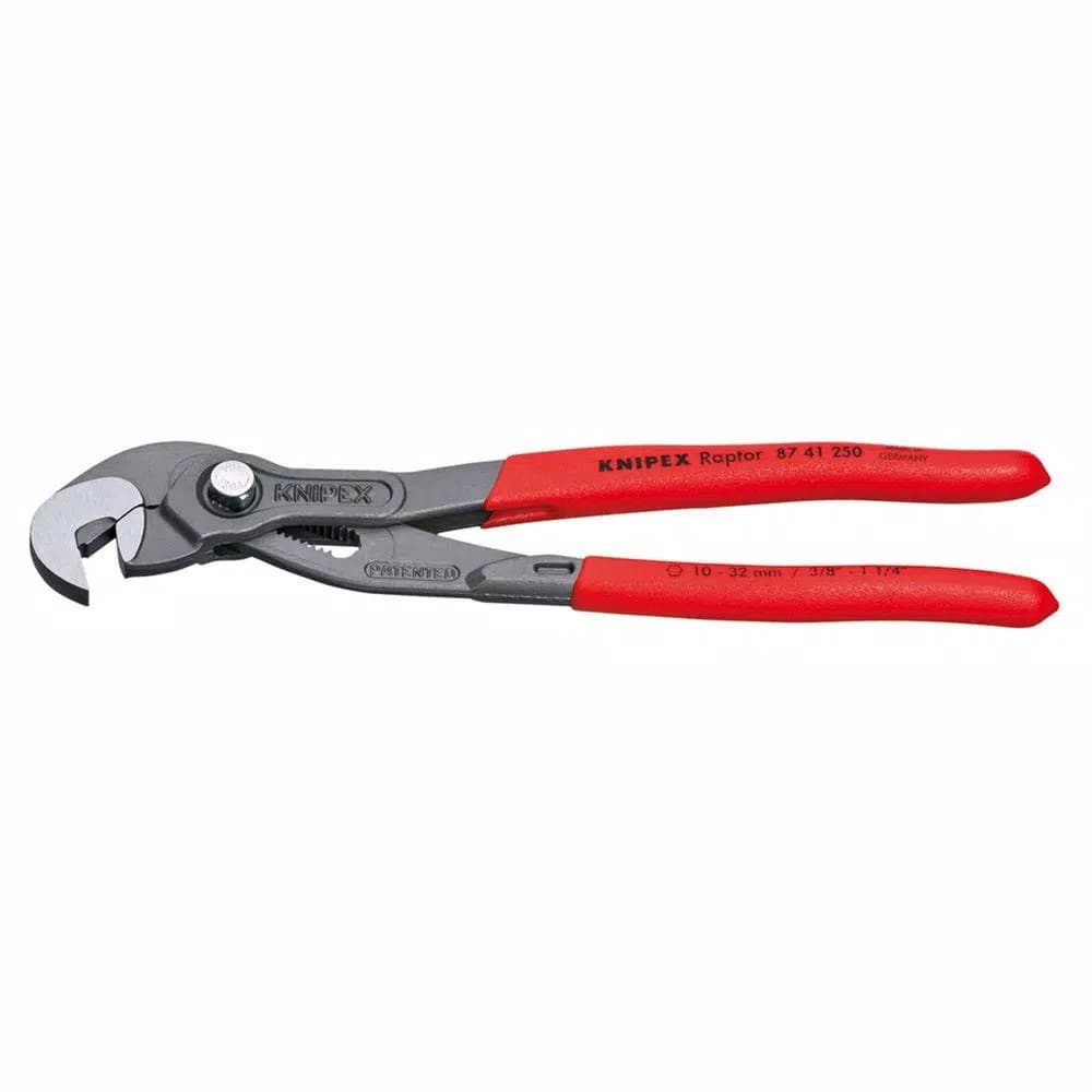 KNIPEX 10 in. Raptor Pliers, Self-Locking Adjustable Wrench Replacement