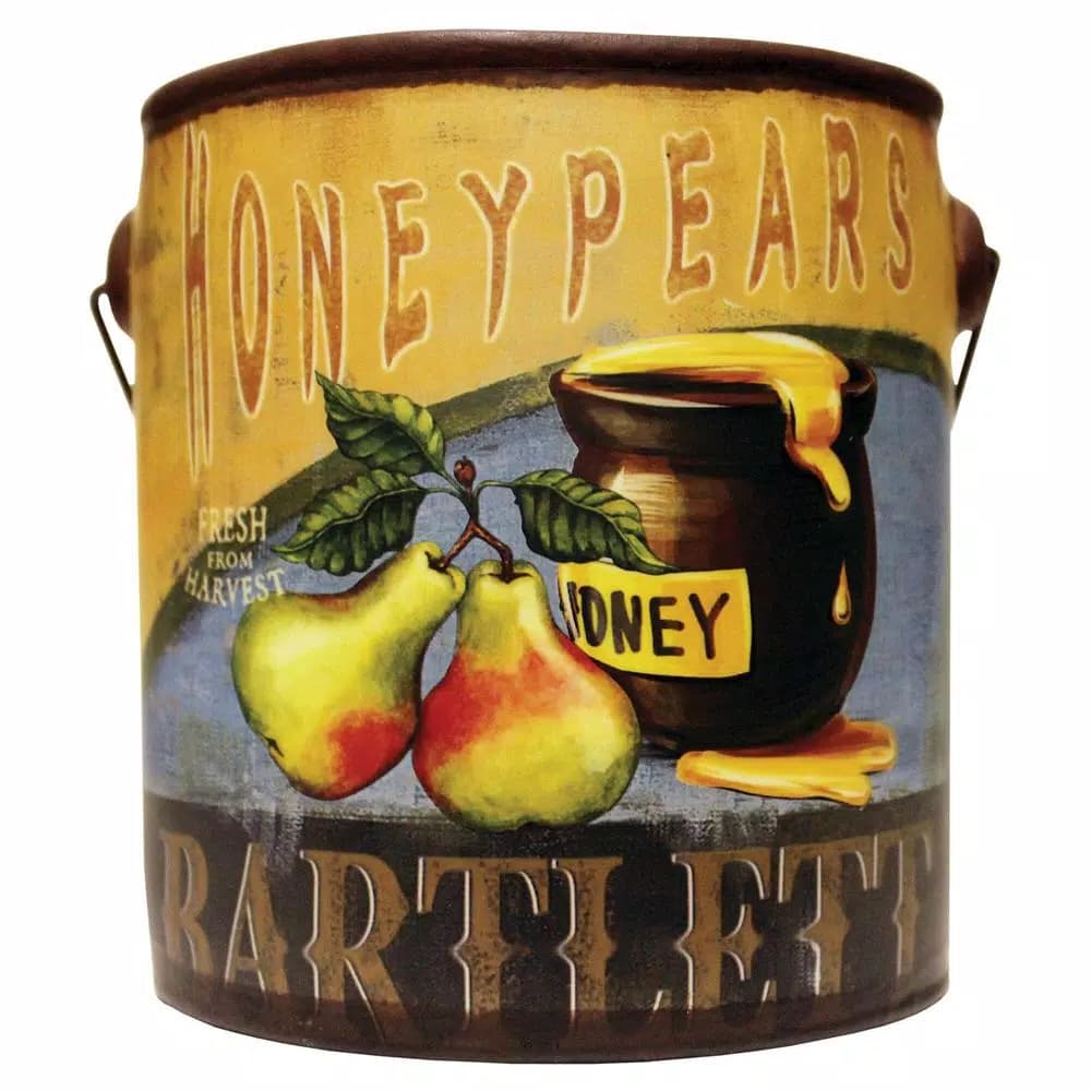 Unbranded Farm Fresh Ceramic Jar Candle - Honey Pear Cider Scent, 20-oz