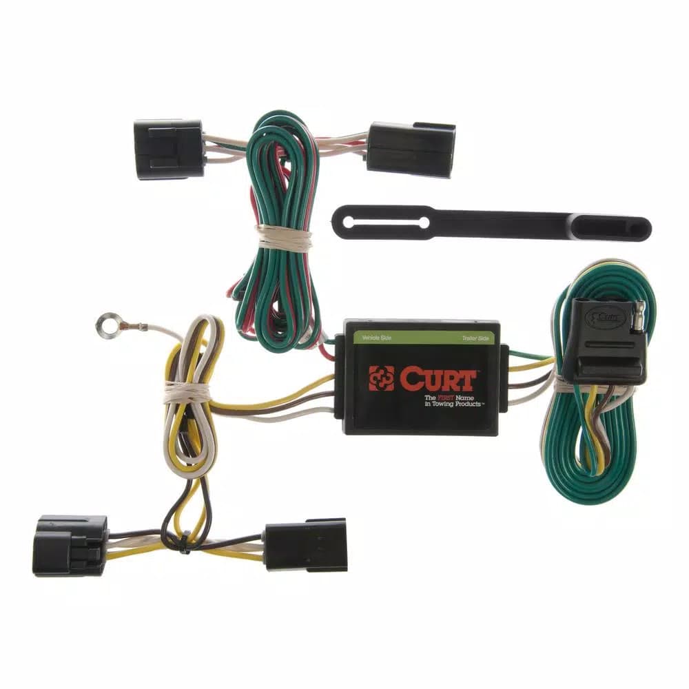 CURT Custom 4-Way Flat Trailer Wiring Harness for Honda Passport & Isuzu Rodeo