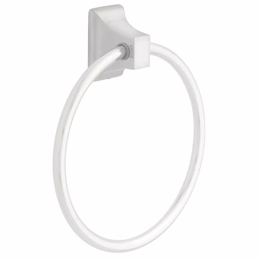Best Value Ventura Chrome Towel Ring - Zinc Die-Cast Wall Mounted Hand Towel Holder