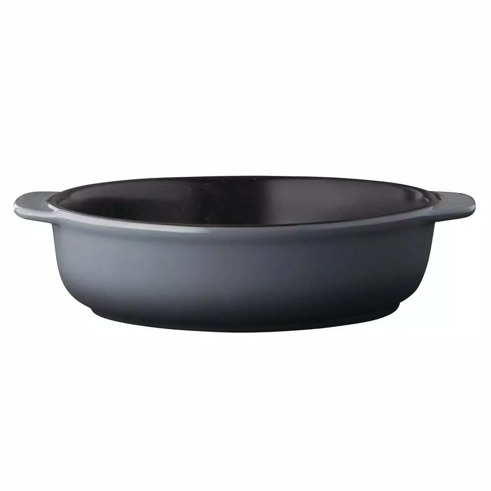 BergHOFF GEM Non-Stick Stoneware Round Baking Dish, 1.5 Qt, Grey