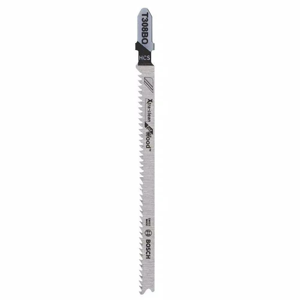 Bosch 4-1/2 in. High Carbon Steel T-Shank Jig Saw Blades for Wood and MDF (5-Pack)