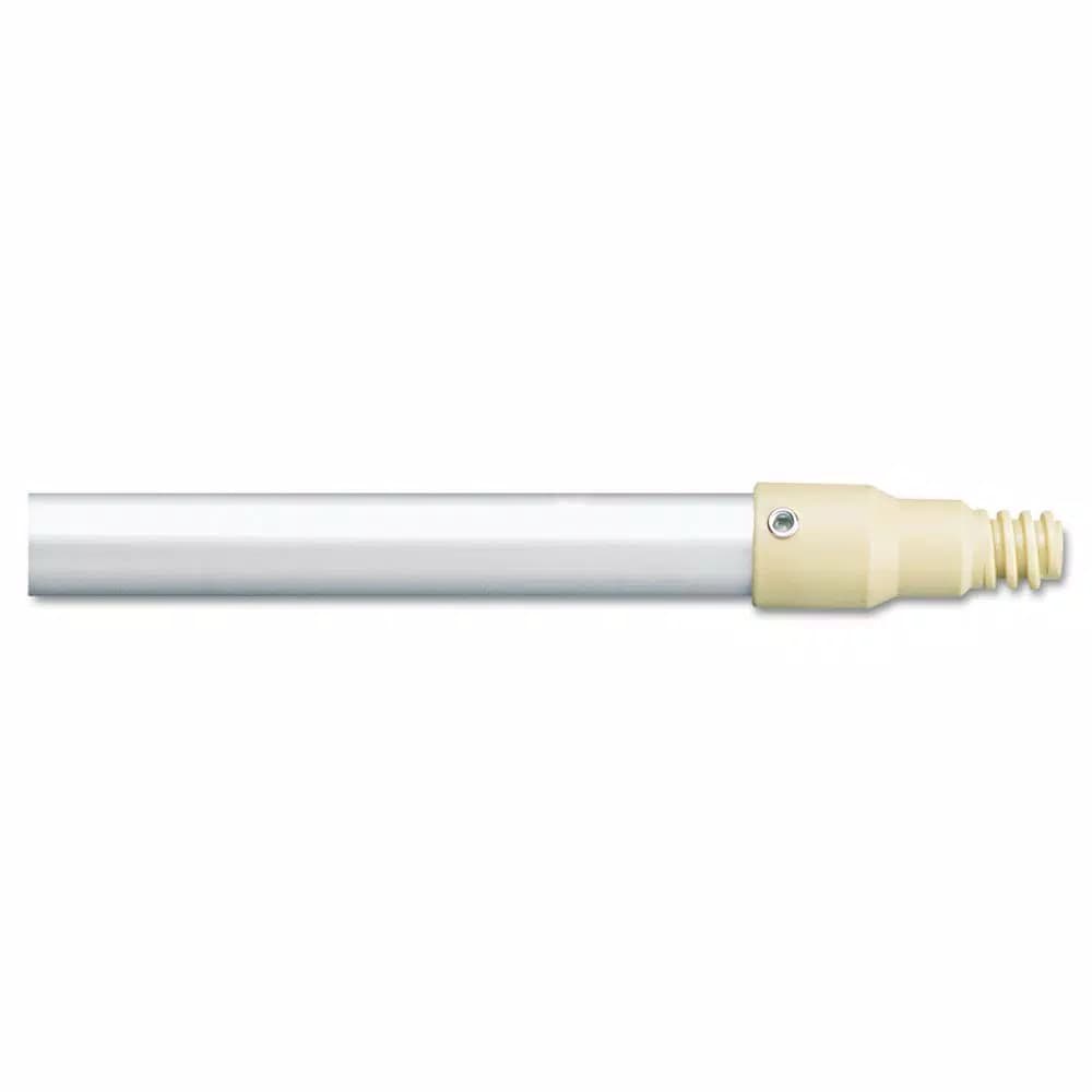 Rubbermaid Commercial Products 57 in. Gray Aluminum Threaded Broom Handle with Plastic Tip