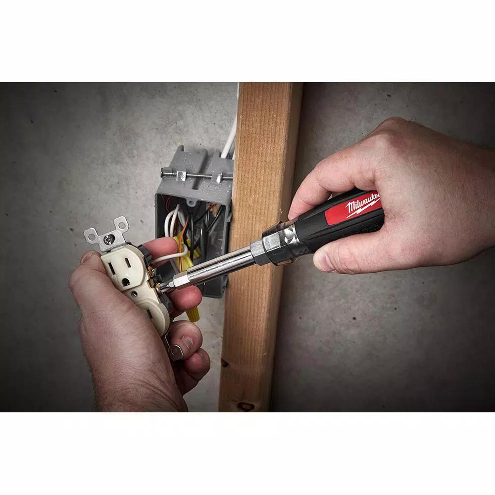 Milwaukee 3-Piece Hand Tool Set: 6 in. Jab Saw, 12 ft. Tape Measure, and 13-in-1 Multi-Tip Screwdriver