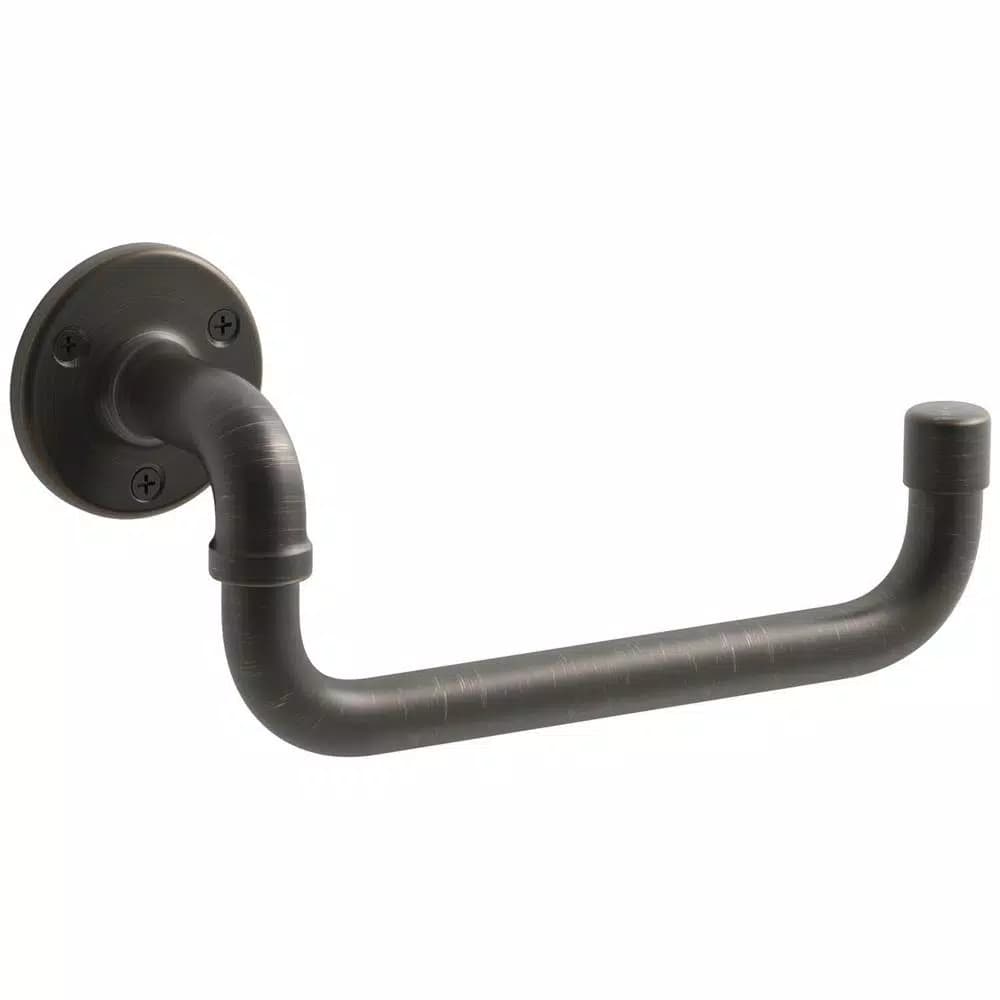 KOHLER Worth 10 in. Towel Arm in Oil-Rubbed Bronze