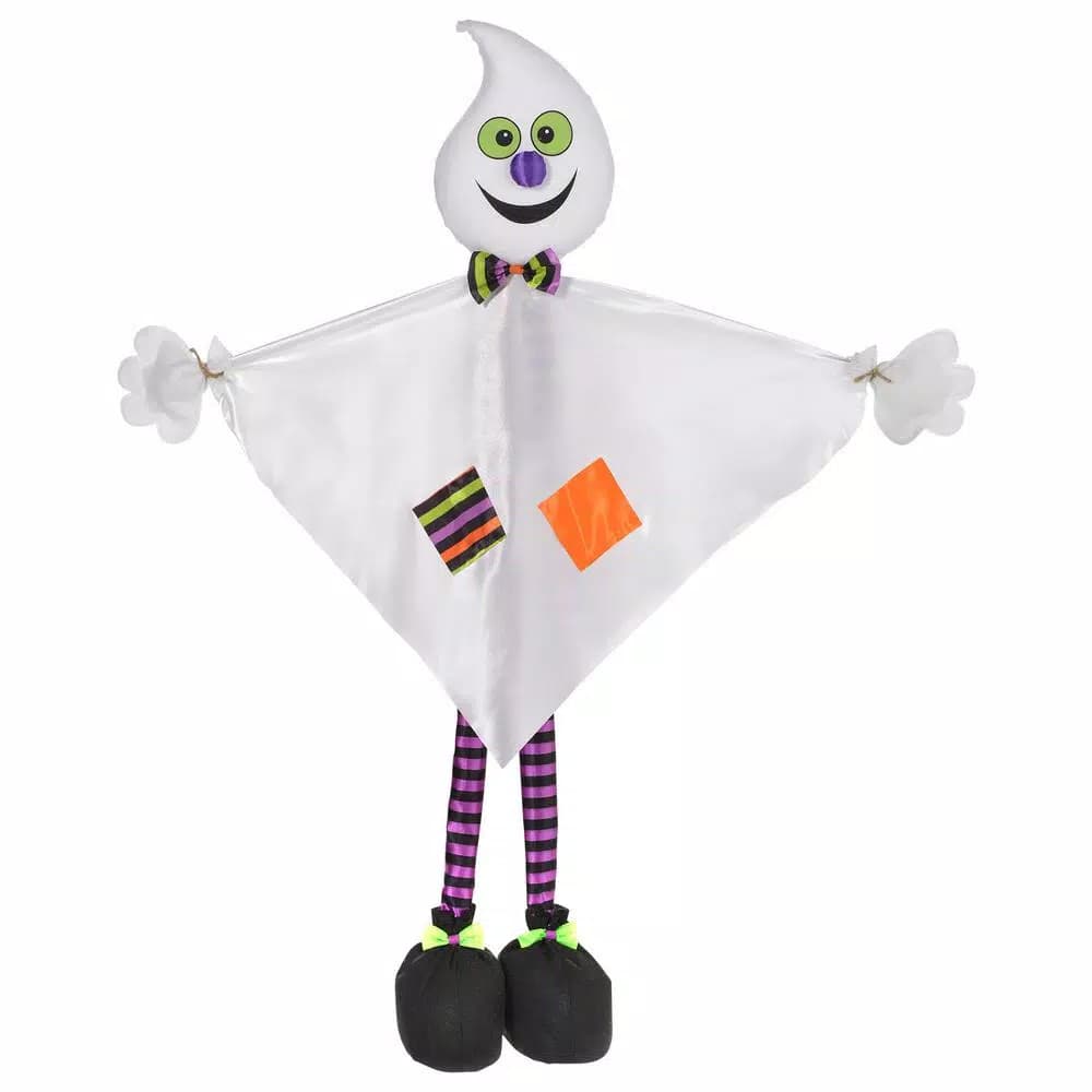 Amscan 36 in. Large Standing Ghost Halloween Prop - Friendly Kid-Friendly Decor