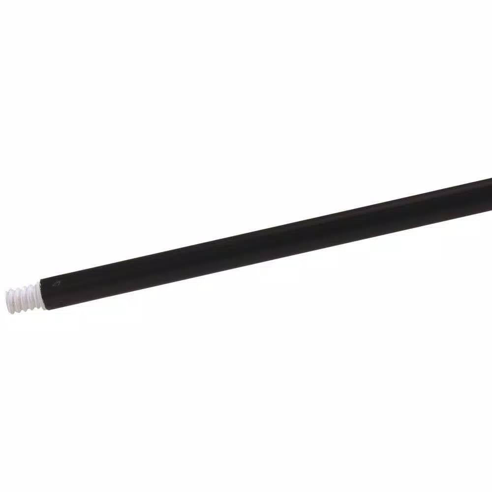 Carlisle 48 in. Metal Handle with Nylon Threaded Tip, Black (Case of 12)
