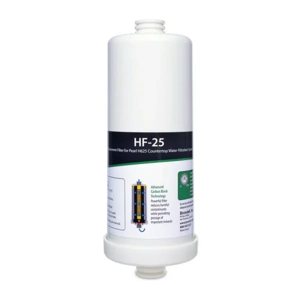 Brondell H2O+ Pearl Carbon Block Replacement Filter (HF-25) for Pearl Countertop System
