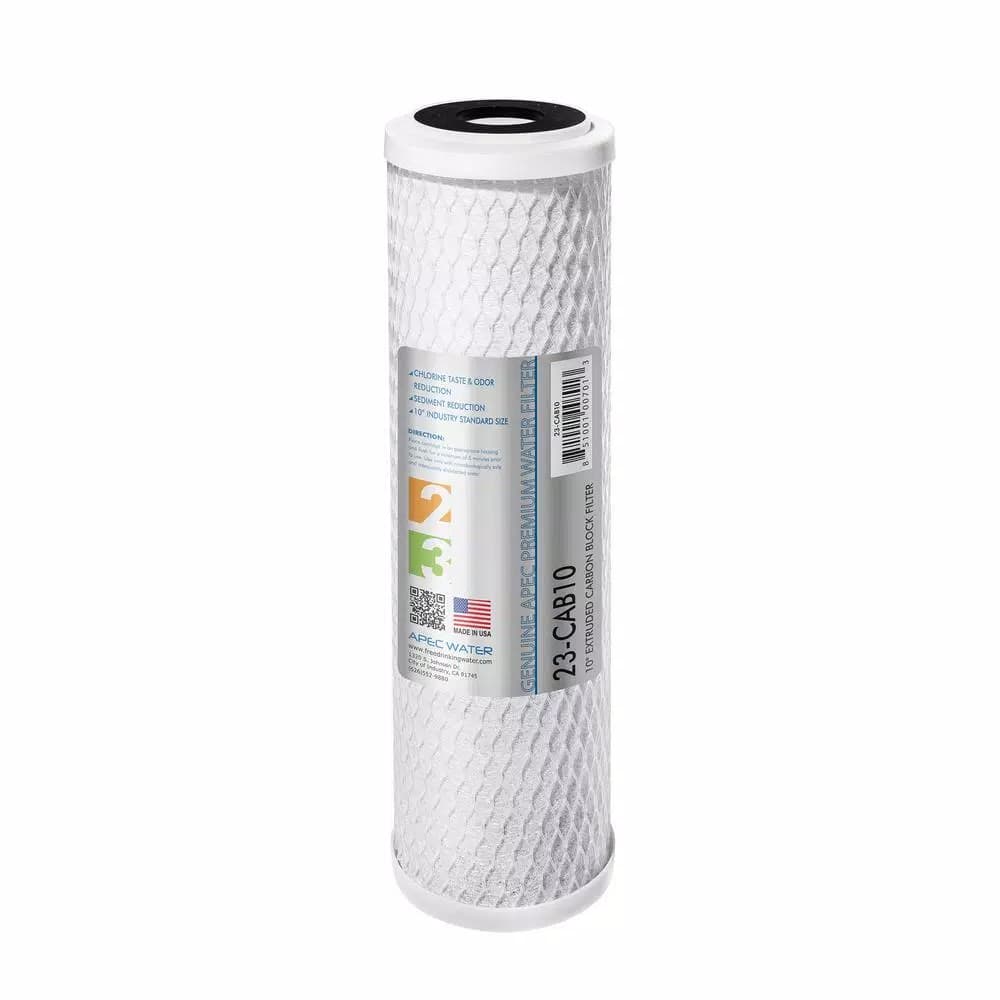 APEC Water Systems APEC Ultimate 10 in. Extruded Carbon Block Replacement Filter