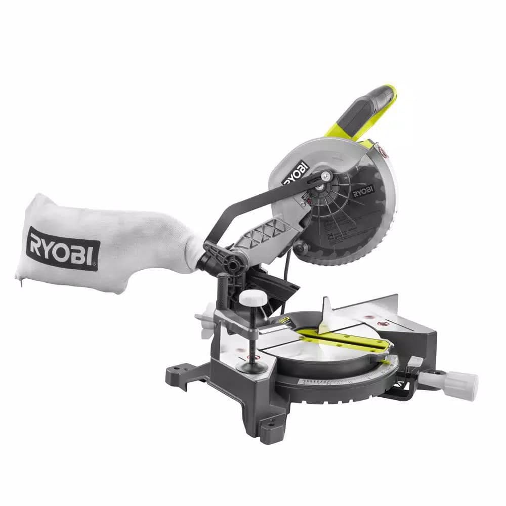 RYOBI 7-1/4 in. Corded Compound Miter Saw, 9 Amp, 5,100 RPM
