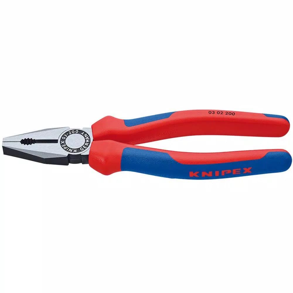 KNIPEX 8 in. Combination Pliers with Comfort Grip Handles