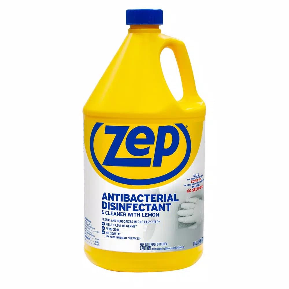 ZEP Antibacterial Disinfectant Cleaner with Lemon, 1 Gallon