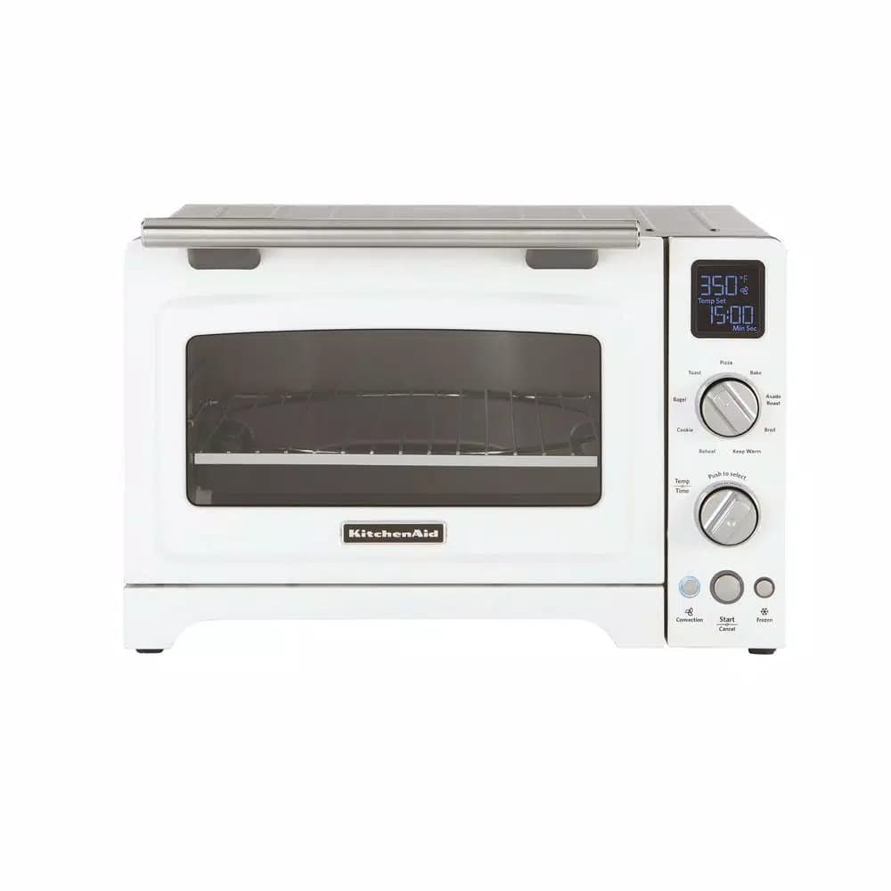 KitchenAid 12 in. Digital Countertop Convection Toaster Oven, 2000W, White
