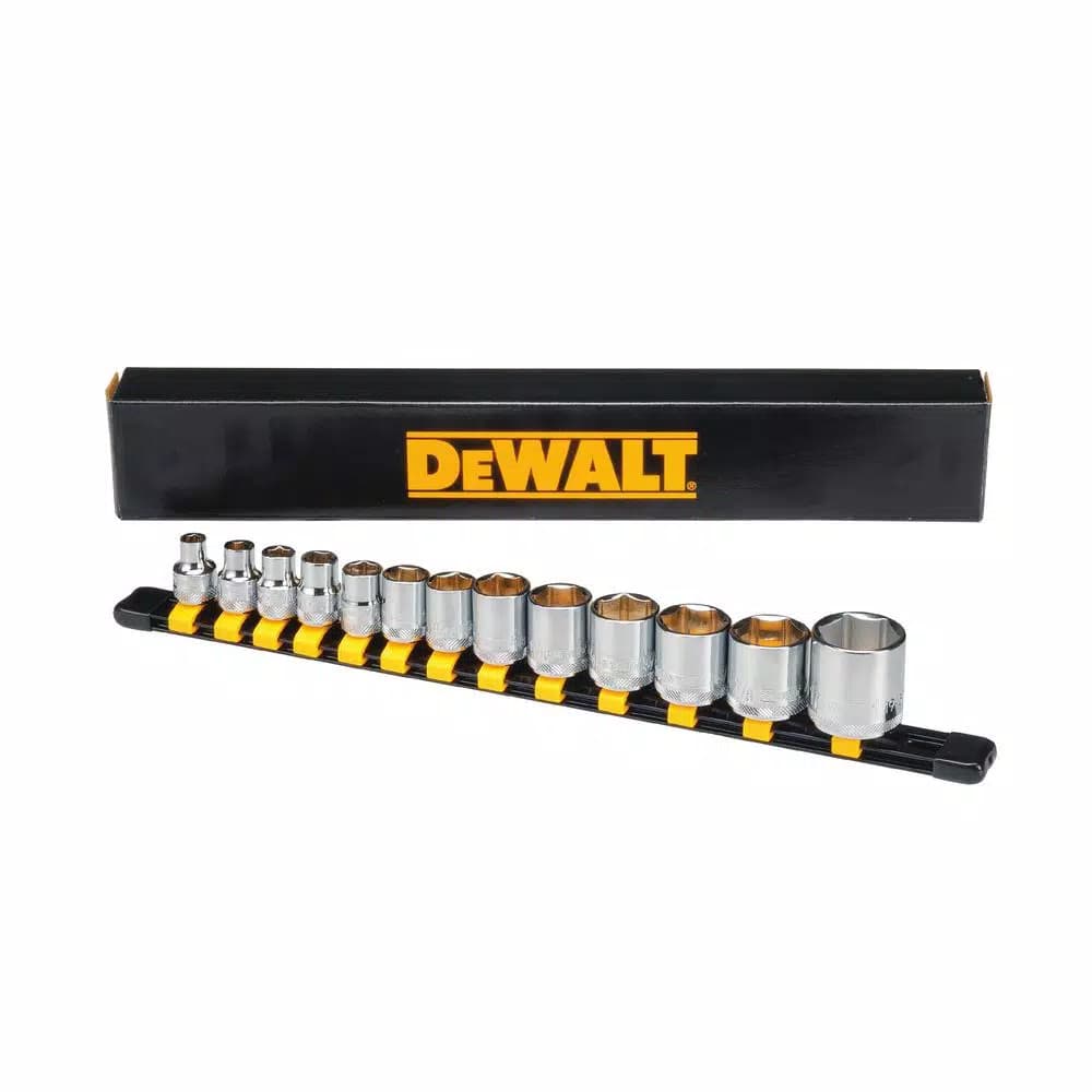 DEWALT 3/8 in. Drive 13-Piece Deep Socket Set with DirectTorque™ Technology