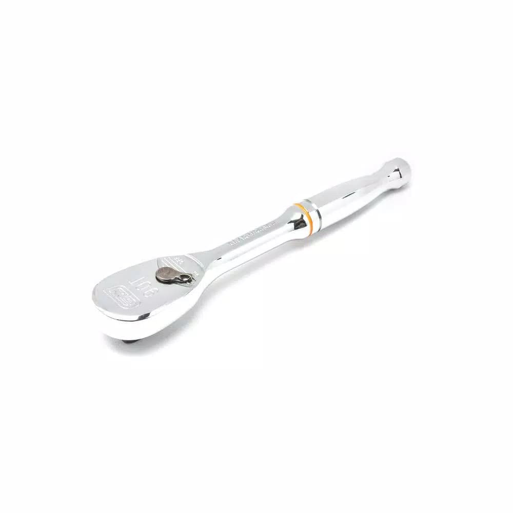 GEARWRENCH 1/4 in. Drive 90-Tooth Teardrop Ratchet, 5 in.