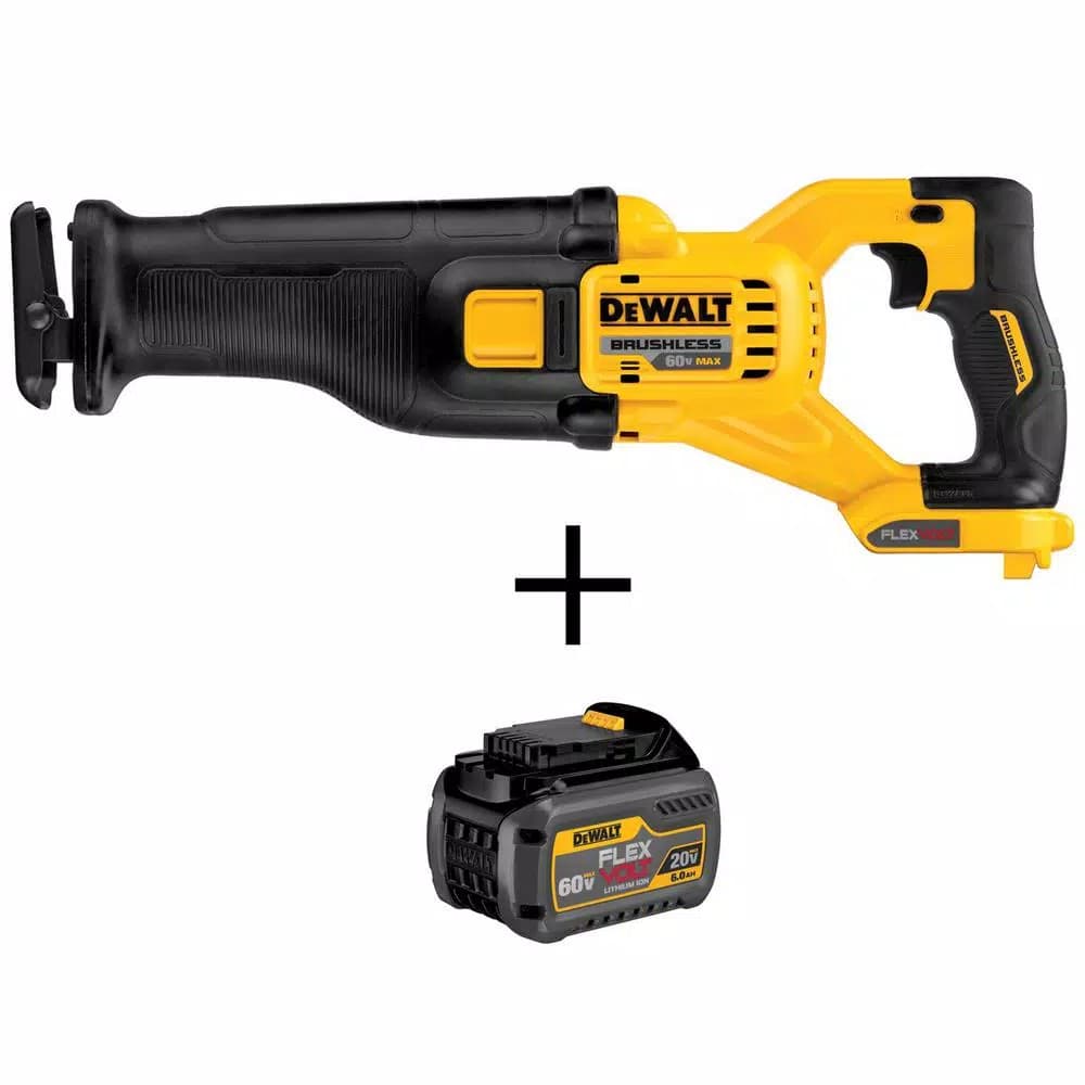 DEWALT DCS388B 60V MAX FLEXVOLT Cordless Brushless Reciprocating Saw