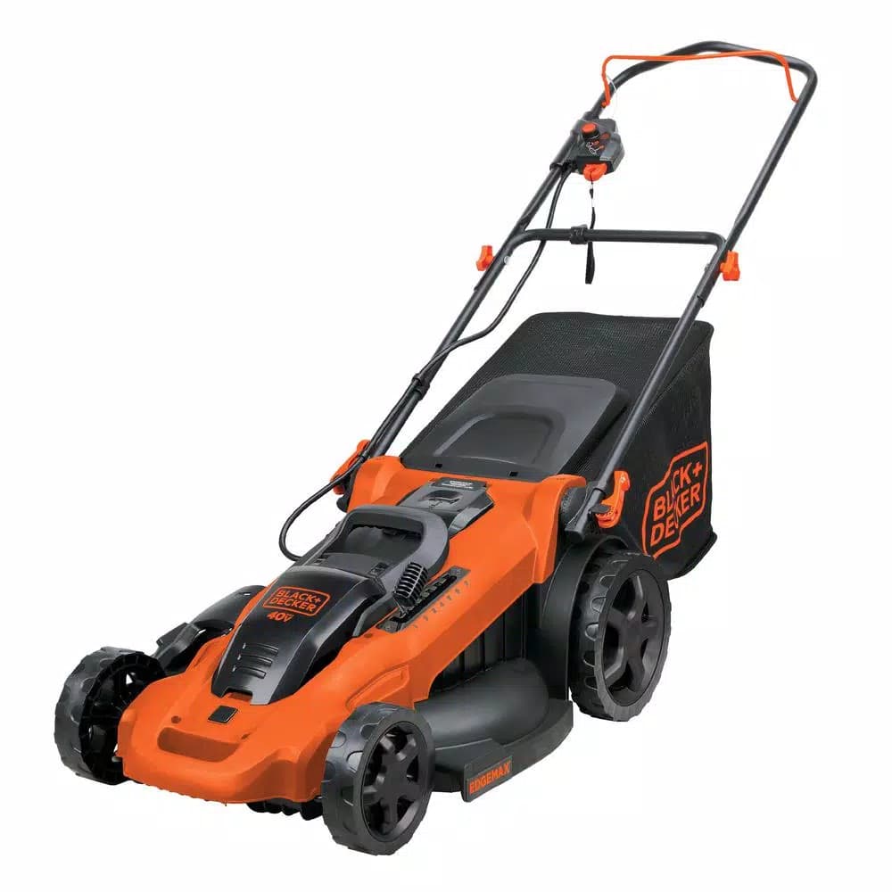 BLACK+DECKER 40V MAX 20 in. Cordless Walk Behind Push Mower with (2) 2.0 Ah Batteries and Charger