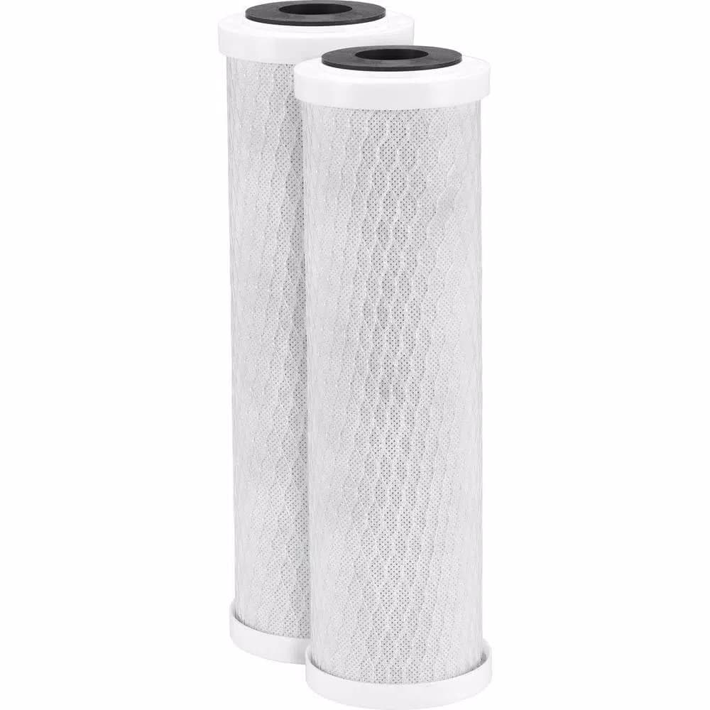 GE Reverse Osmosis Replacement Filter Set, 2-Pack - Compatible with GXRM10GBL, GXRV10, PNRV12