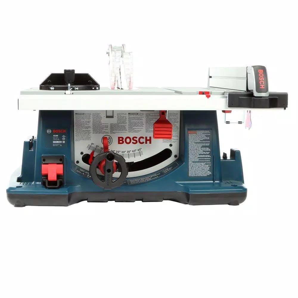 Bosch 10 in. Corded Table Saw Kit with 40-Tooth Carbide Blade and Smart Guard System