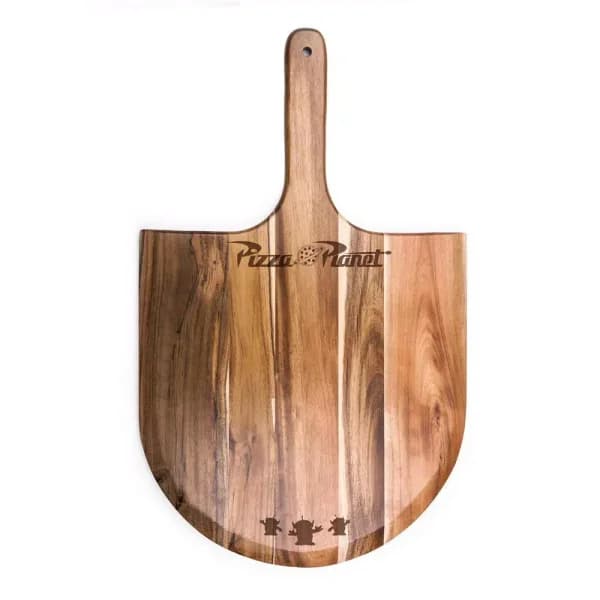 TOSCANA Toy Story Acacia Wood Pizza Peel and Serving Paddle, 22.3 in.