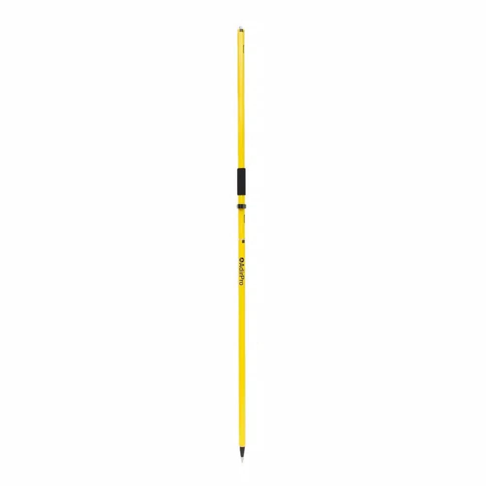 AdirPro 2 m RTK GPS Rover Rod Pole with 5/8 in. Thread, Yellow