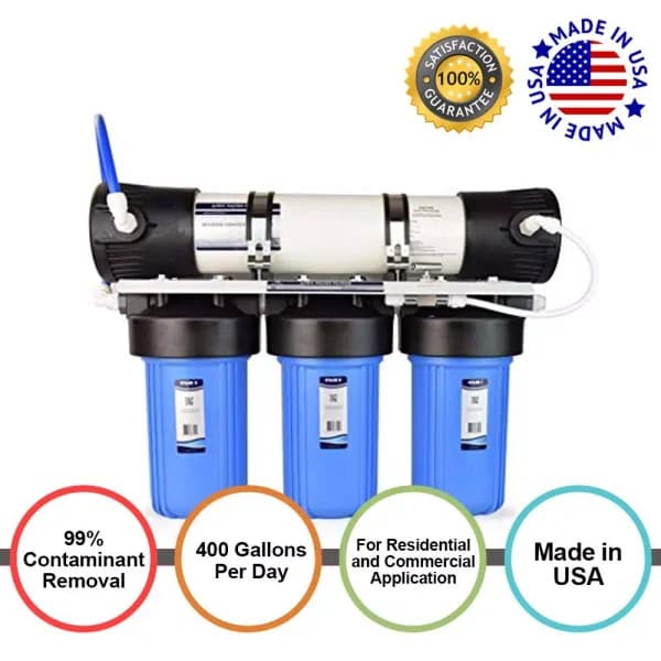 Matterhorn Ultra Flow 400 GPD 4-Stage Reverse Osmosis Water Filtration System