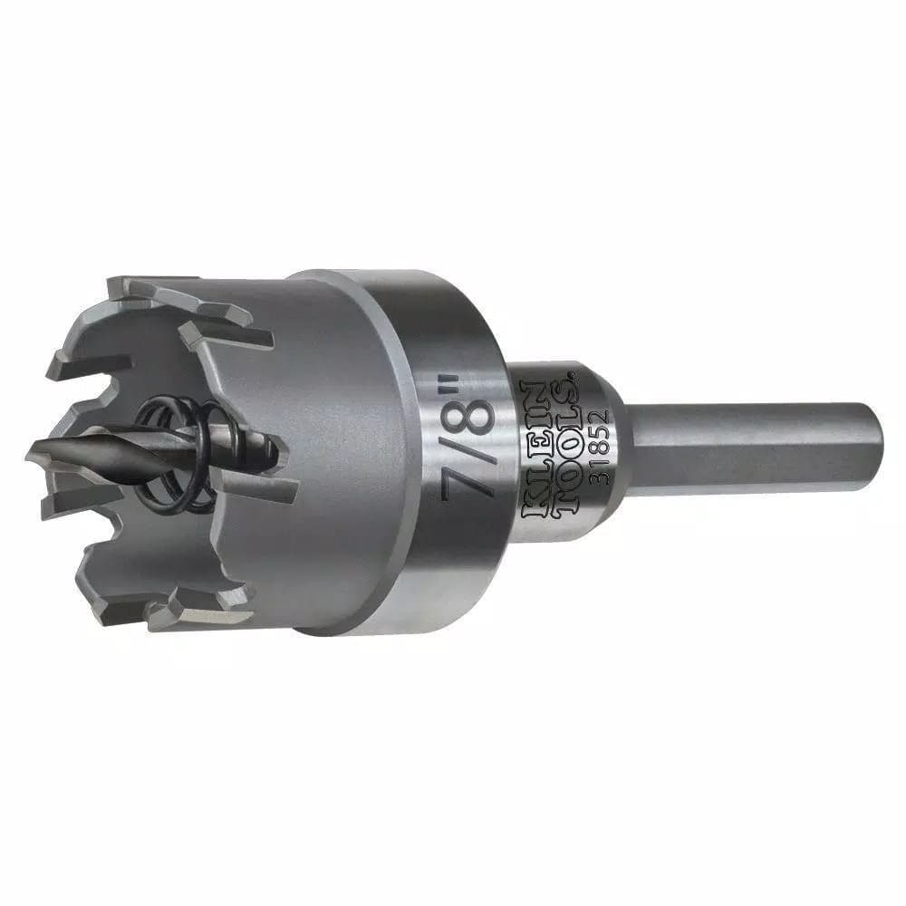 Klein Tools 7/8 in. Carbide Hole Cutter with Split Point Pilot Bit
